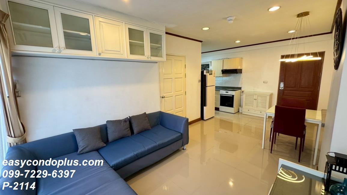 รูป P-2114 ห้องกว้าง พร้อมอยู่! Saranjai Mansion (สราญใจ แมนชั่น)  ใกล้ BTS นานา 25,000 บาท | Line Id: @easycondoplus | 099-229-6397 - รูปที่ 10/15