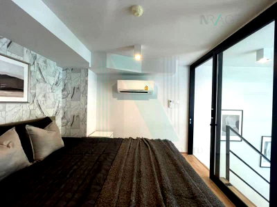 คอนโดให้เช่า : 📣Nice room!📣 ให้เช่าคอนโด ไอดีโอ พระราม 9 - อโศก อาคาร 1 ชั้น 31 Duplex ขนาด 37.00 ตรม ใกล้ MRT พระราม 9