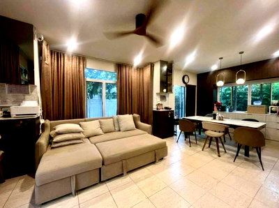 Houses for sale Bangkok : Saransiri Wongwaen-Prachauthit ,Single Detached Houses for Sale 3 Bedrooms, Corner House