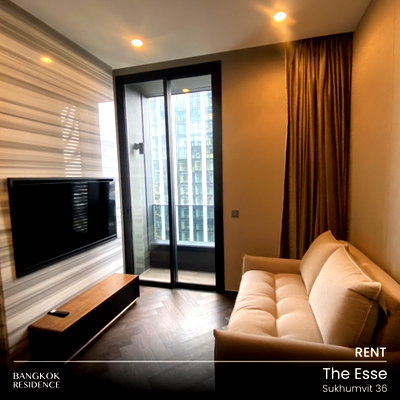 คอนโดให้เช่า : เช่าคอนโด 💎 The Esse Sukhumvit 36 1นอน 38ตร.ม. 40k 💎ยูนิตชั้นสูง ราคาพิเศษ ติด BTS ทองหล่อ 