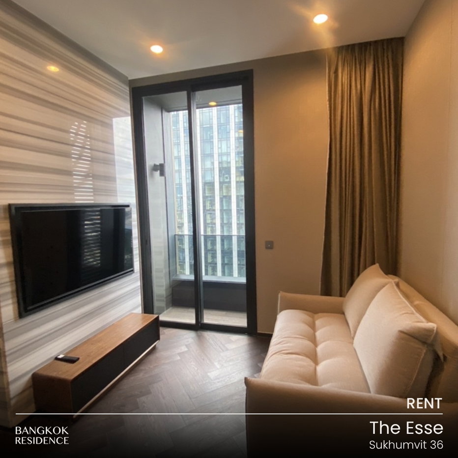 รูป เช่าคอนโด 💎 The Esse Sukhumvit 36 1นอน 38ตร.ม. 40k 💎ยูนิตชั้นสูง ราคาพิเศษ ติด BTS ทองหล่อ  - รูปที่ 1/6