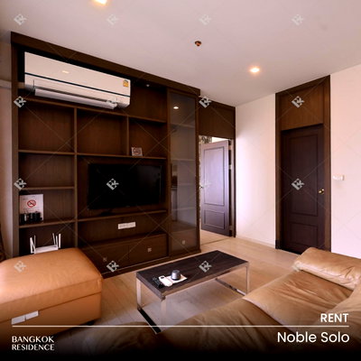 Condos for rent : Rental Condo 🌇 Noble Solo, 2BR 100 sqm 45K 💚 Available Unit, Ready to Move In, near Khlong Tan 