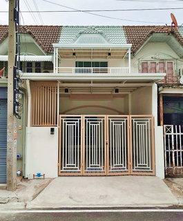 บ้านสวย  พร้อมอยู่  #หมู่บ้านร่มเงาไม้  บางบัวทอง  ติดถนนวัดลาดปลาดุก