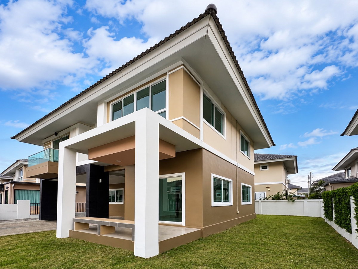 รูป ให้เช่าบ้านเดี่ยว 2 ชั้น ในโครงการบ้านกาญจน์กนก 12 เฟส 2 เชียงใหม่ ใกล้โรงพยาบาลกรุงเทพ (R1229) T.0946511456 - รูปที่ 2/9
