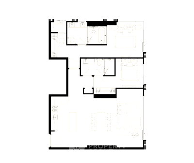 ขายคอนโด : คอนโด 2 ห้องนอน ชั้น 16 ROMM CONVENT ใกล้ BTS ศาลาแดง (ID 2995817)