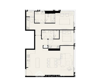 คอนโด 2 ห้องนอน ชั้น 16 ROMM CONVENT ขาย ใกล้ BTS ศาลาแดง (ID 2995817)