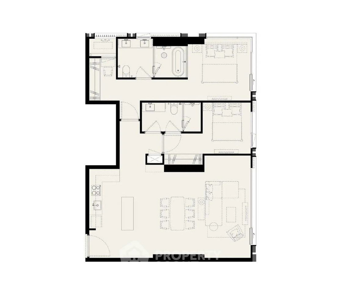 picture 2-BR Condo at ROMM CONVENT near BTS Sala Daeng (ID 2995817) - 1/9