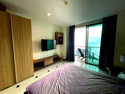 Condos for rent : ⛵ Riviera Wongamat ⛵ Sea view / 21F / Studio room >> THB15,000/month彡