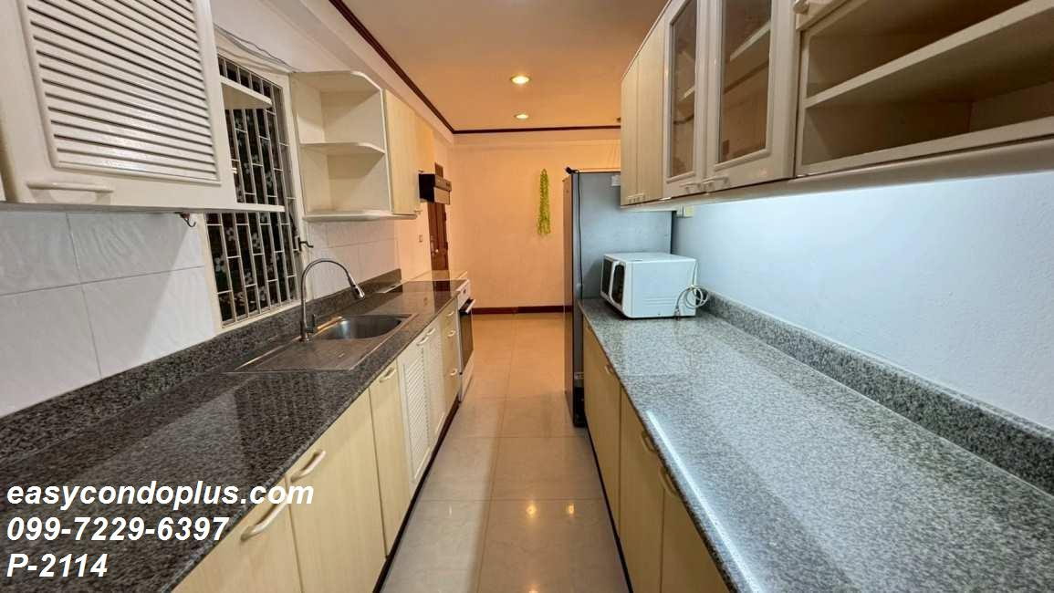 รูป P-2114 ห้องกว้าง พร้อมอยู่! Saranjai Mansion (สราญใจ แมนชั่น)  ใกล้ BTS นานา 25,000 บาท | Line Id: @easycondoplus | 099-229-6397 - รูปที่ 4/15