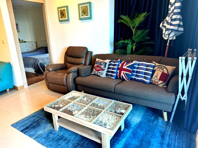 Condos for rent : For rent  The Palm Wongamat Beach Front Pattaya Sea view Luxury Condo 2bed room (S03-0878 )