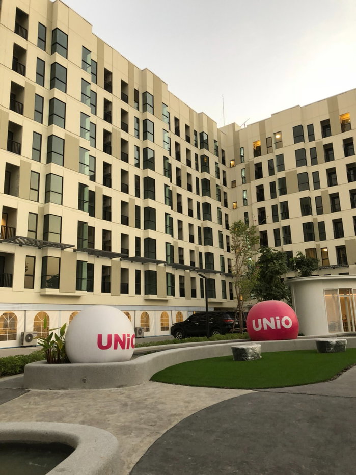 รูป ให้เช่า UNIO สุขุมวิท 72 คอนโดระดับซูเปอร์อีโคโนมี ห่างรถไฟฟ้าแบริ่งแค่ 600 เมตร พื้นที่สีเขียวขนาดใหญ่กว่า 2 ไร่ - รูปที่ 6/10