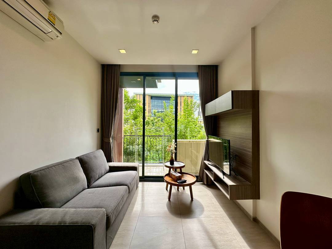 รูป Mori Haus | ให้เช่า 1 ห้องนอน ตกแต่งสวย วิวสวนสีเขียว ใกล้ รร.นานาชาติ ในโครงการ T77 - รูปที่ 3/7