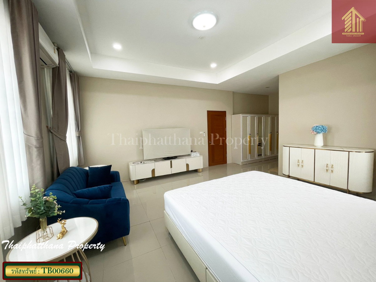 รูป ขายบ้านสวนเนรมิต (ออเงิน-รามอินทรา) บ้านหรู ตกแต่งเฟอร์นิเจอร์ครบครัน นำกระเป๋าเสื้อผ้าเข้ามาอยู่ได้เลย - รูปที่ 14/20
