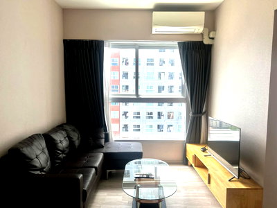 Condos for rent : Plum Condo Ramkhamhaeng Station 💰 THB 20,000/Month ✨ Corner Unit | 47 sqm | 2 Bedrooms 2 Bathrooms | Near ARL Ramkhamhaeng