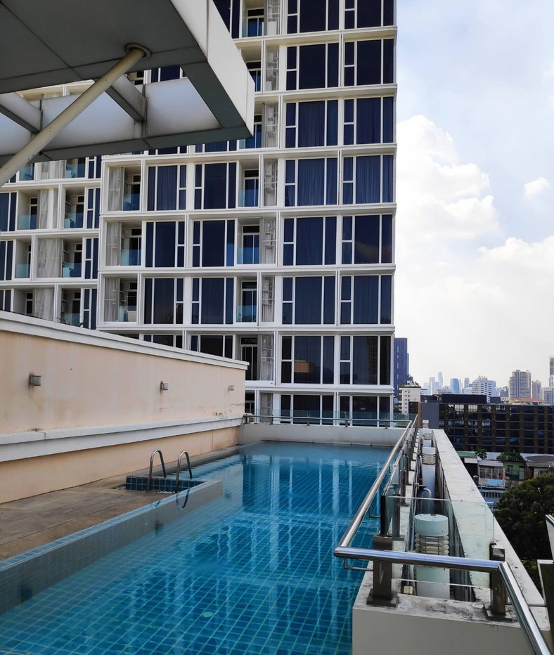 รูป (BB153) For rent Condo Address sukhumvit 42 1bed 1 bath with bathtub 46sqm 3rd Fl. Building B 🚈200m. To BTS Ekamai - รูปที่ 6/10