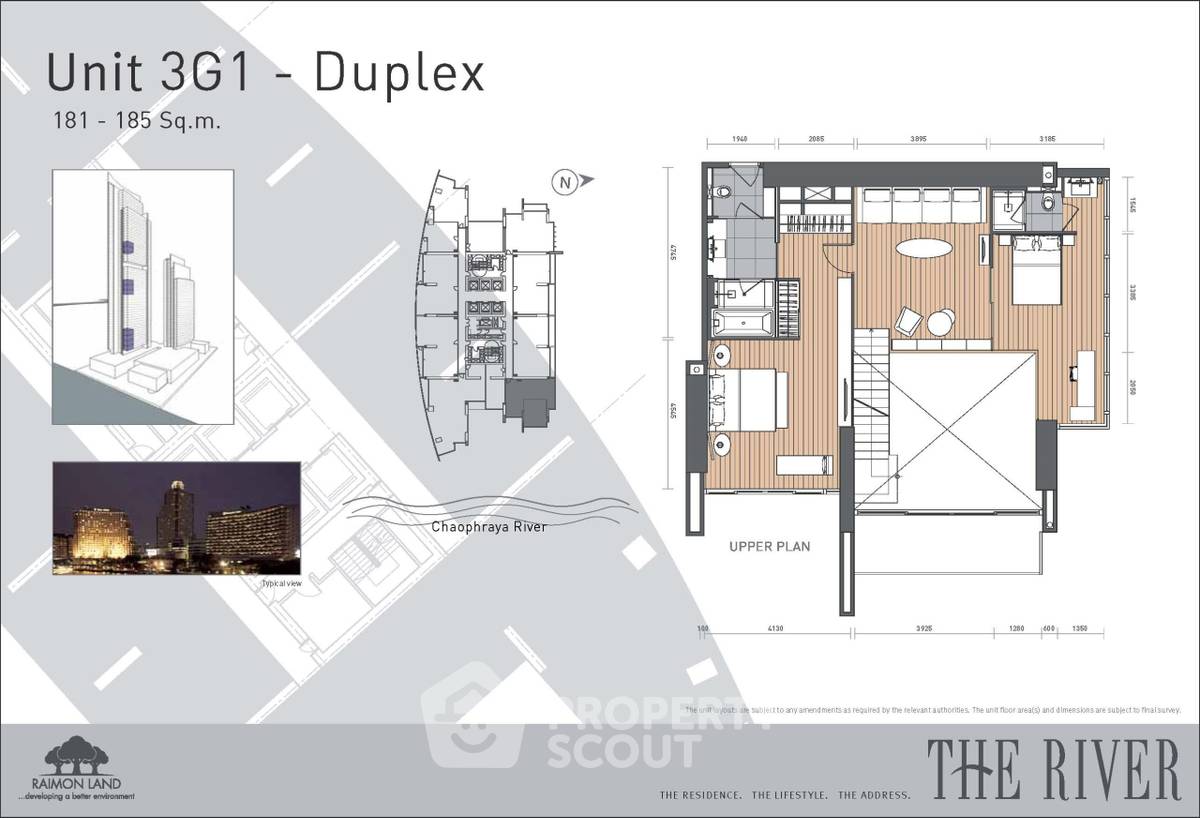 picture 3-BR Condo at The River Condominium near BTS Saphan Taksin (ID 512043) - 11/11