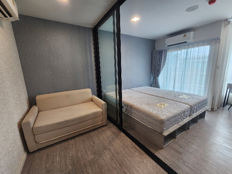 รูป NTC Home ให้เช่า เคฟ เอวา ใกล้ม.ธรรมศาสตร์ ตึกD ชั้น8 (12,000/ด) ห้องใหญ่ มี 2 เตียง 27 ตรม. - รูปที่ 3/11