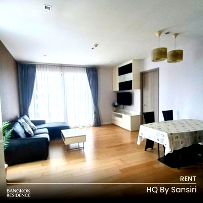 Condos for rent : Rental Condo 🏙️ HQ by Sansiri, 1BR 56.15 sqm 37K 💥 Spacious Unit, Best Price, near BTS Thonglo 