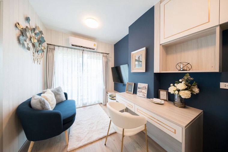 Studio condo for rent, 24.4 sqm, Feel Condo Lat Phrao 122