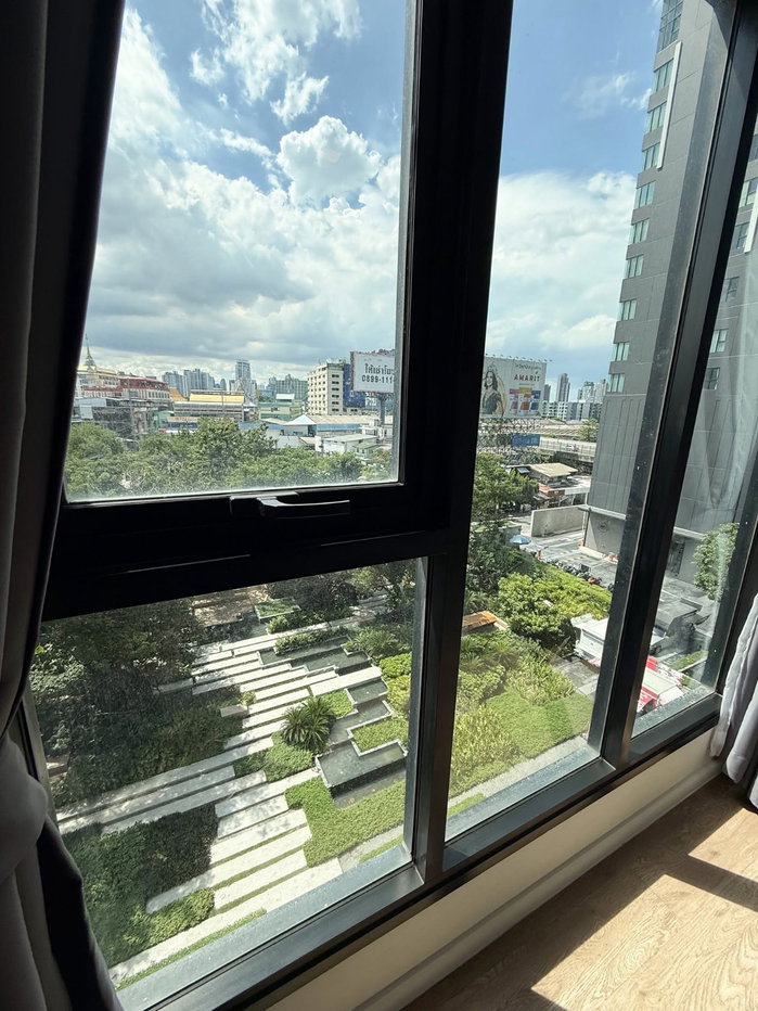 รูป (TT301) เช่าคอนโด Modiz Sukhumvit 50 (โมดิซ สุขุมวิท 50) ชั้น 5 ขนาด 24 ตร.ม วิวสวน 1 ห้องนอน 1 ห้องน้ำ ใกล้ BTS อ่อนนุช (มีรถตู้รับส่งฟรี) - รูปที่ 8/17