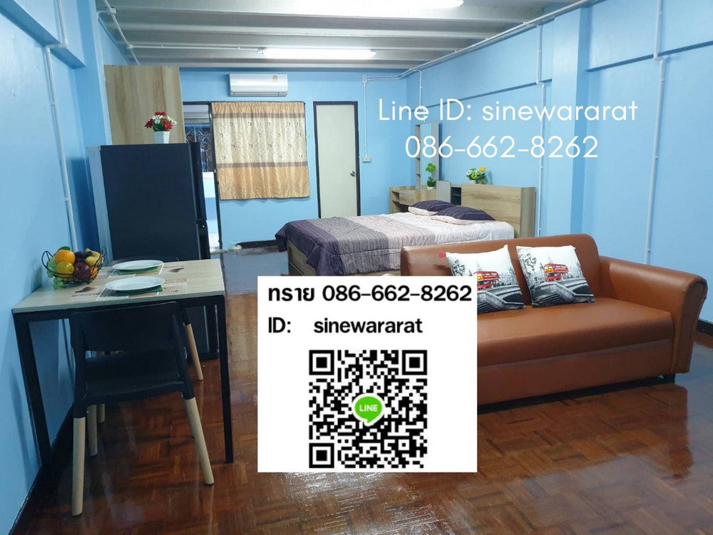 รูป Call : 086-662-8262 ให้เช่า อนุสาวรีย์ชัย คอนโดมิเนียม ใกล้ BTS อนุสาวรีย์ชัยสมรภูมิ 40 ตารางเมตร ชั้น 3 ตกแต่งครบ - รูปที่ 3/7