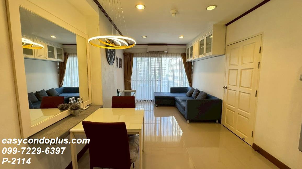 รูป P-2114 ห้องกว้าง พร้อมอยู่! Saranjai Mansion (สราญใจ แมนชั่น)  ใกล้ BTS นานา 25,000 บาท | Line Id: @easycondoplus | 099-229-6397 - รูปที่ 5/15