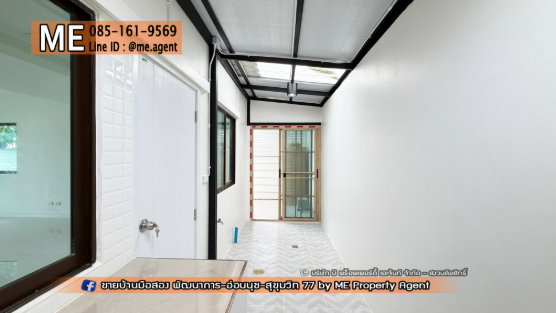 รูป ซื้อด่วน! ทาวน์เฮ้าส์ รีโนเวทใหม่ พฤกษาวิลล์ 57 พัฒนาการ 32 หลังมุม หน้าบ้านไม่ชนกับใคร เดินทางเข้าสุขุมวิทได้ง่าย โทร 064-954-9619 (TB61-27) - รูปที่ 13/22