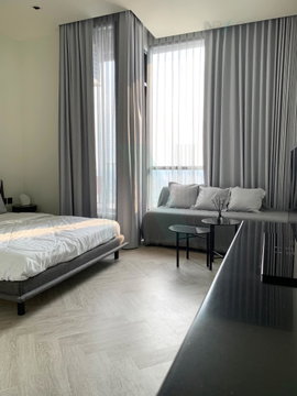 🎊 For rent condo CHAPTER CHAROENNAKHORN-RIVERSIDE Building B, Floor 38,Studio, Room size 25.00 sqm
