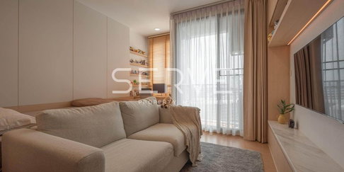 Pet friendly 1 Bed Large Room City View Fully furnished Good Location Close To MRT Lat Phrao 70 m.  @ Maru Ladprao 15 