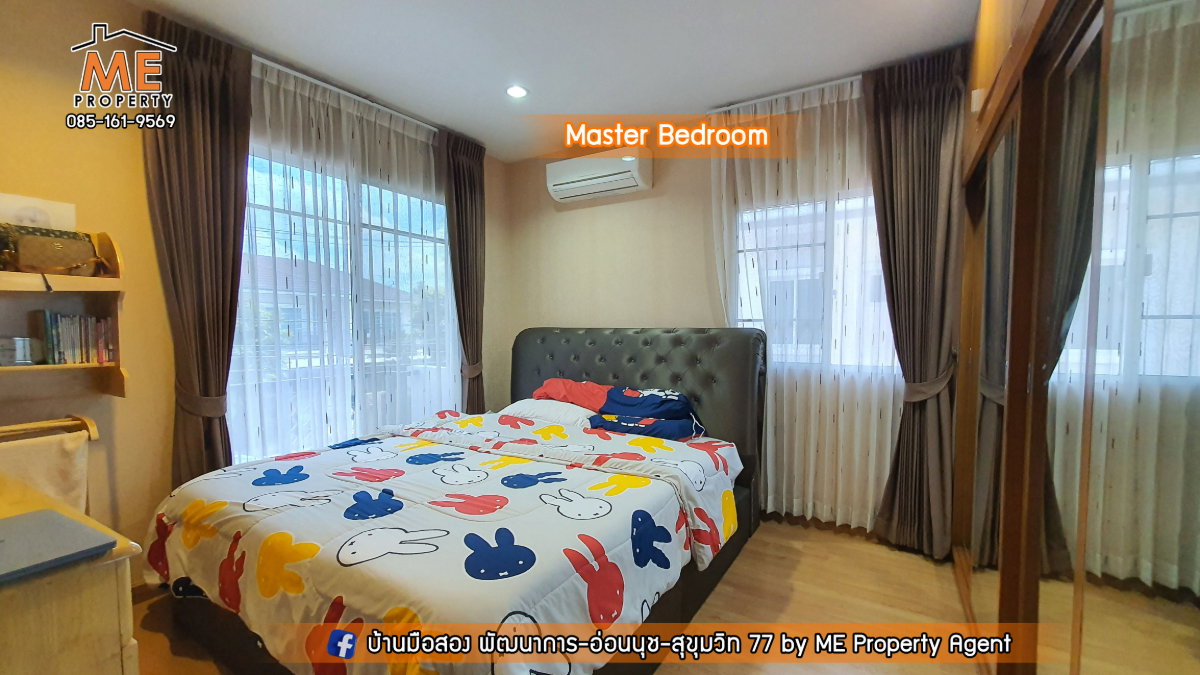 รูป ให้เช่า บ้านเดี่ยว ภัสสร เพรสทีจ  พัฒนาการ 38 ติดถนนเมน Built-in ครบ ใกล้ทองหล่อ และ BTS อ่อนนุช โทร 064-954-9619 (RBJ21-67) - รูปที่ 3/18