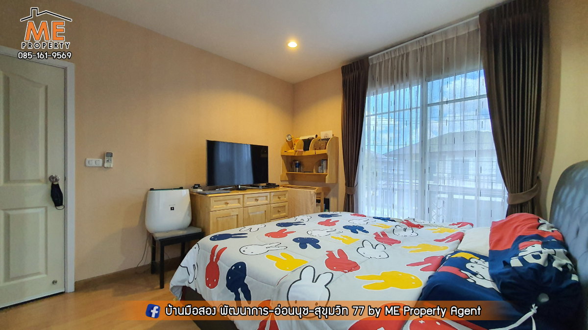 รูป ให้เช่า บ้านเดี่ยว ภัสสร เพรสทีจ  พัฒนาการ 38 ติดถนนเมน Built-in ครบ ใกล้ทองหล่อ และ BTS อ่อนนุช โทร 064-954-9619 (RBJ21-67) - รูปที่ 10/18