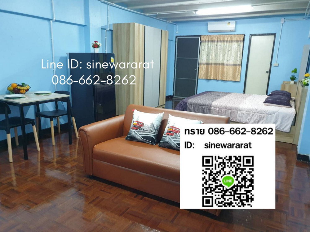 Call : 086-662-8262 ให้เช่า อนุสาวรีย์ชัย คอนโดมิเนียม ใกล้ BTS อนุสาวรีย์ชัยสมรภูมิ 40 ตารางเมตร ชั้น 3 ตกแต่งครบ