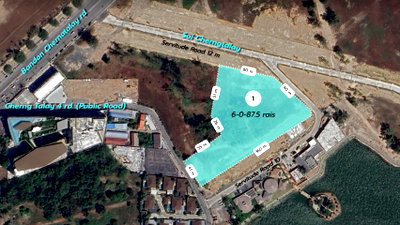 ที่ดิน ถลาง ภูเก็ต : ขายที่ดิน เจ้าของขายเอง ที่เชิงทะเล เนื้อที่ 6-0-87.5 ไร่ (ทำเลเดียวกับ Laguna และ Boat Avenue)