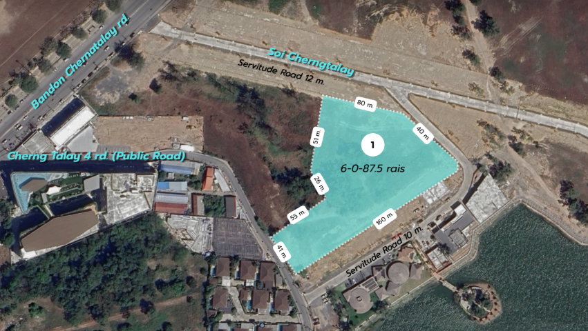 รูป ขายที่ดิน เจ้าของขายเอง ที่เชิงทะเล เนื้อที่ 6-0-87.5 ไร่ (ทำเลเดียวกับ Laguna และ Boat Avenue) - รูปที่ 1/5