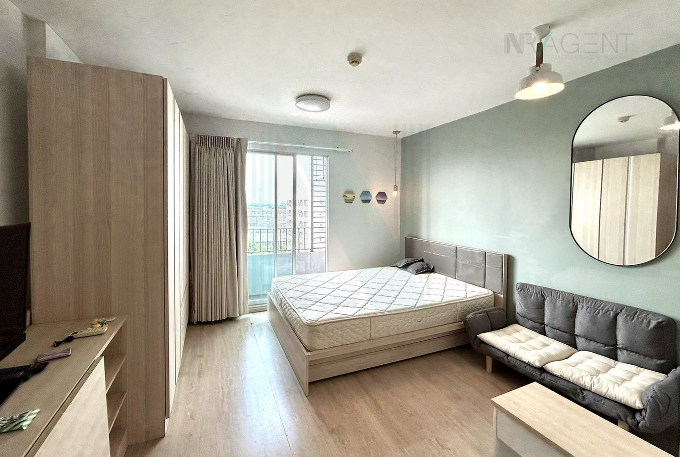 picture 🔺 For Rent Condo ELIO DEL RAY Building E, Floor 8,Studio, Room size 24.00 sqm - 3/8