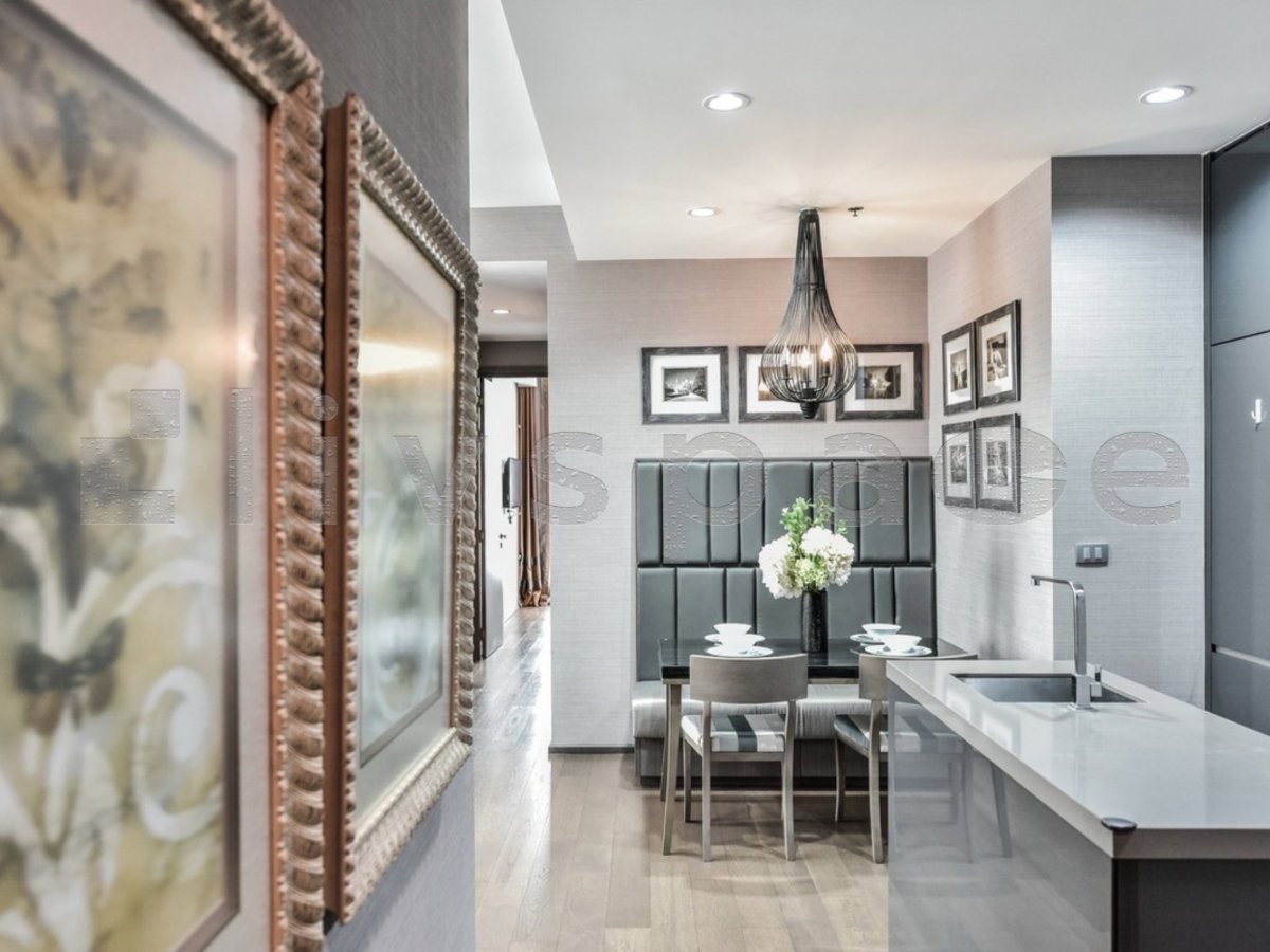 รูป ▚ LK131ツ The Diplomat Sathorn [ชั้นสูงวิวไม่บล็อก • ห้องสวยพร้อมอยู่] - 2 ห้องนอน 2 ห้องน้ำ 77 ตร.ม. - รูปที่ 3/8