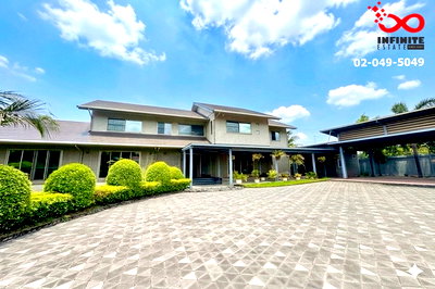 บ้านเดี่ยว แจส กรีน วิลเลจ คู้บอน : ขายบ้านเดี่ยว 2 ชั้น โครงการปัญญาอินทรา P1 บนที่ดินมากถึง 620 ตรว. แปลงริม  