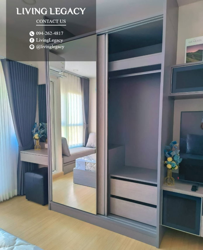 รูป TGPXKZ เช่าด่วน คอนโด Supalai Veranda Ramkhamhaeng 28 ตร.ม. | ชั้น 31 | 1 ห้องนอน | 1 ห้องน้ำ | 12,000 บาท/เดือน | LINE: @livinglegacy - รูปที่ 5/9
