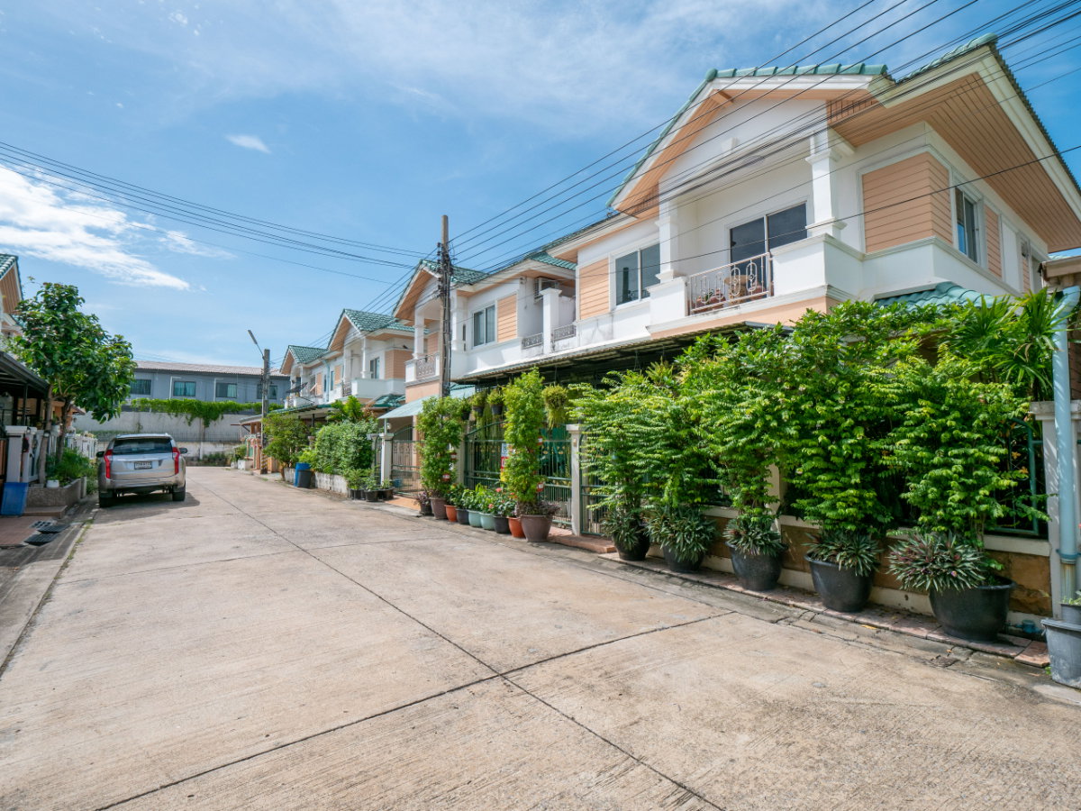 รูป ขายบ้านแฝด หมู่บ้านหงส์ประยูร 3 ราคาดีที่สุดในโครงการ บ้านสวย รายล้อมด้วยต้นไม้นานาพันธุ์ ร่มรื่นน่าอยู่มากๆ - รูปที่ 8/83