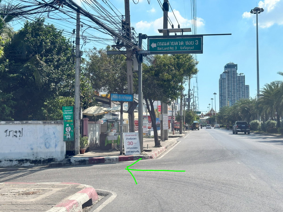 รูป ที่ดินเปล่า ถมแล้ว ใจกลางเมืองสมุทรปราการ หน้ากว้าง 15 เมตร ติดถนน - รูปที่ 1/9