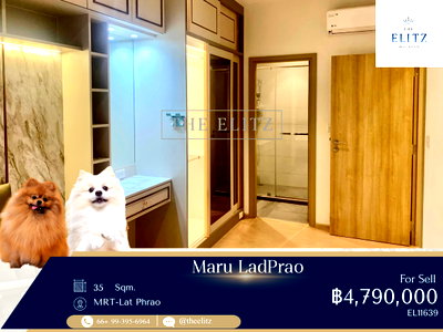 ขายคอนโด : ✨ Premium Pet-Friendly Living! Luxury Condo for Sale at MARU Ladprao 15 (Just 50m to MRT) ✨