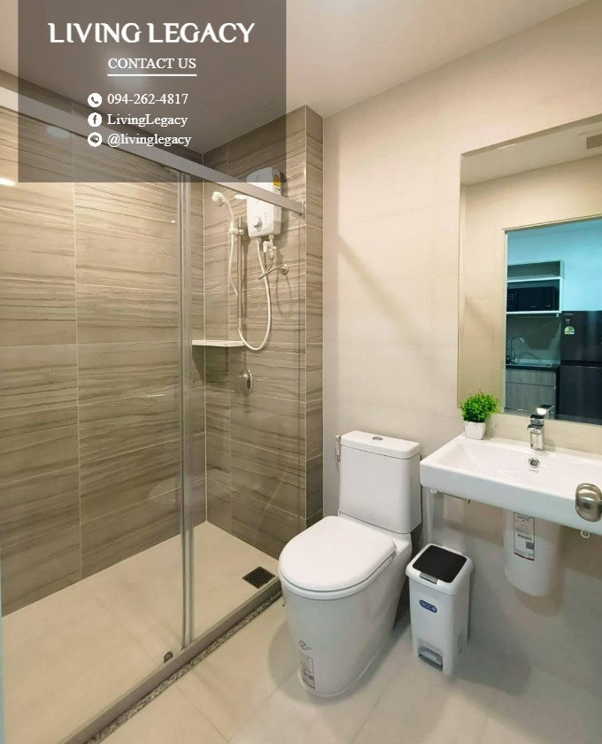 รูป TGPXKZ เช่าด่วน คอนโด Supalai Veranda Ramkhamhaeng 28 ตร.ม. | ชั้น 31 | 1 ห้องนอน | 1 ห้องน้ำ | 12,000 บาท/เดือน | LINE: @livinglegacy - รูปที่ 8/9