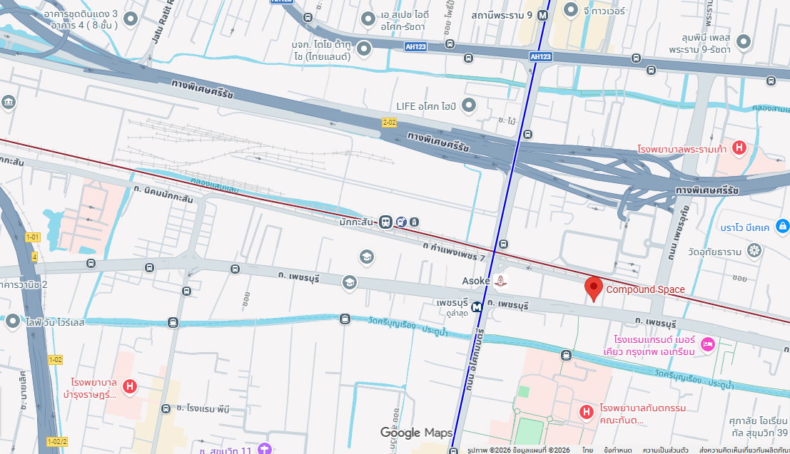 picture Compound Space 90sqm 3Fl Office Space For LEASE New Phetchaburi Road Near MRT Phetchaburi Airport Link Makkasan - 8/8
