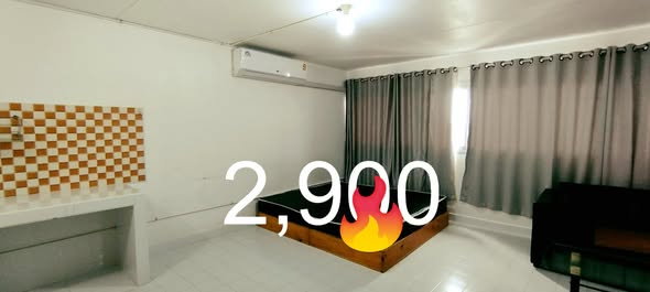 รูป 🐰 เมืองทองธานี ป็อปปูล่า คอนโด ตึก T12 ชั้น 3 💟 วิวนอก 👉 2,900 บ 🖥 แอร์ + ตู้เย็น + น้ำอุ่น 🚶 ม.ศิลปากร 📞 080-545-2028 ☎️ Line ID: @darinmt   - รูปที่ 5/7
