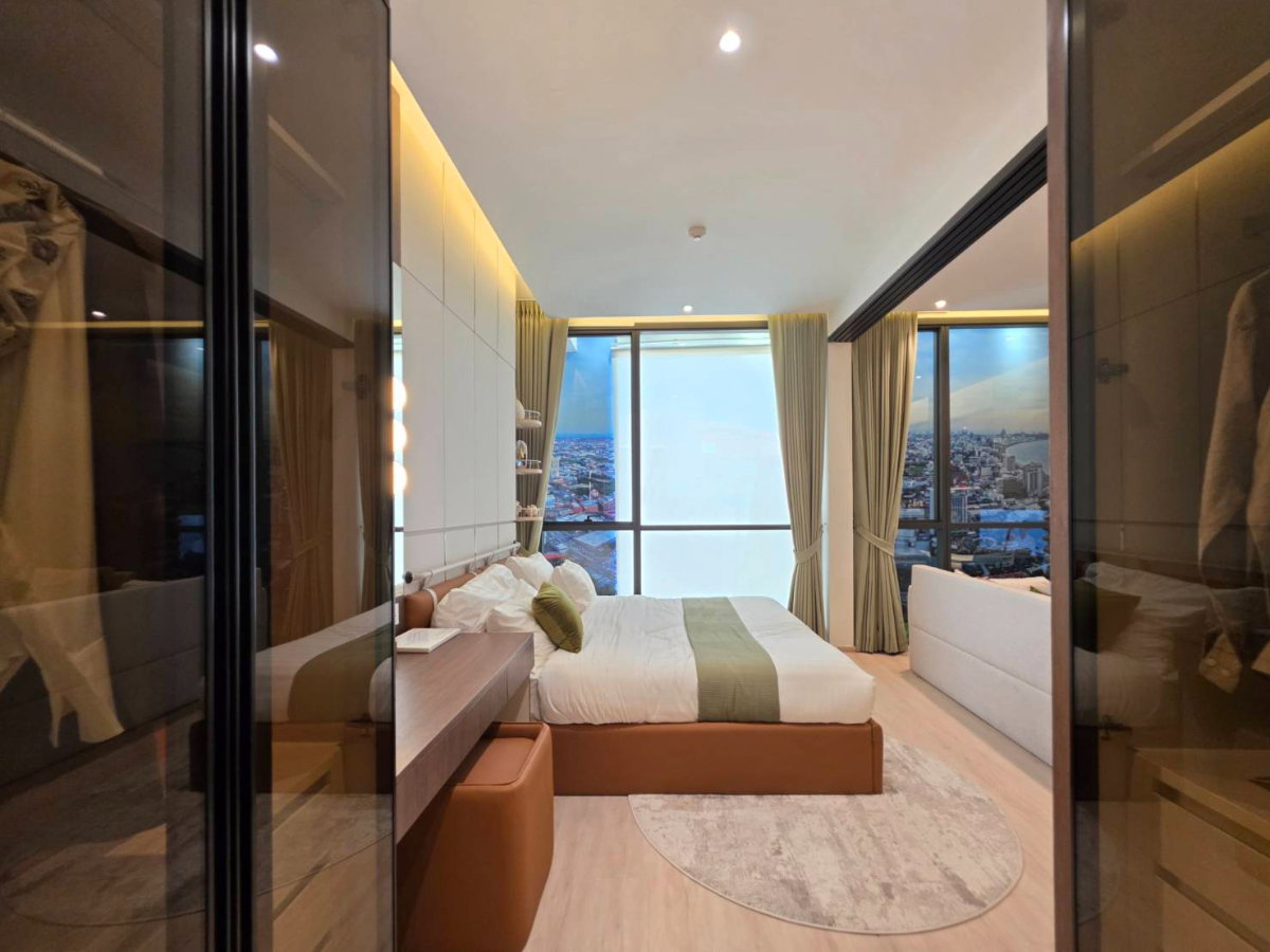 รูป 🌟 ที่สุดของชีวิตเหนือระดับ ONCE WONGAMAT คอนโด Luxury วิวทะเลพาโนรามา ทำเลนาเกลือ ใกล้หาดวงศ์อมาตย์ เริ่ม 7.x ลบ. แอดไลน์ @whitesand เลย! - รูปที่ 6/7