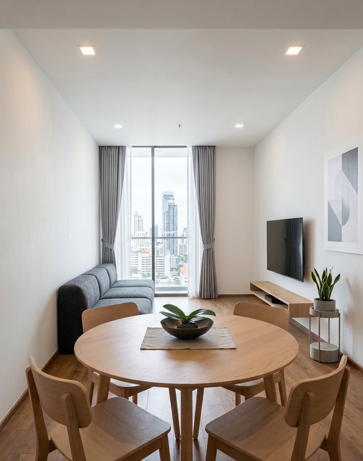 รูป For Rent Condo NOBLE BE33 Building 1, Floor 24, 2 bed room, Room size 52 sqm - รูปที่ 4/15
