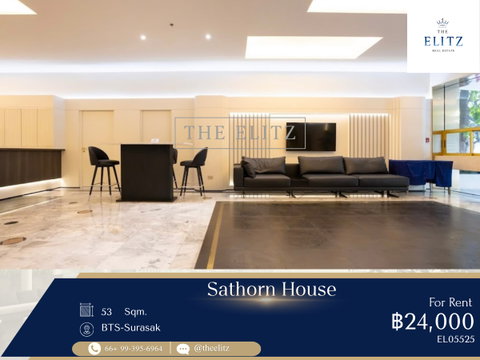 ✨CHEAPEST IN SATHORN! Best Value 2 BR for Rent at Sathorn House – Steps to BTS Surasak ✨