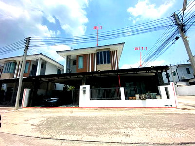 บ้านเดี่ยว ชลบุรี : บ้านเดี่ยว 45.4 ตร.วา เดอะ ไฮด์วิลล์ พานทอง พานทอง ชลบุรี 4.4M