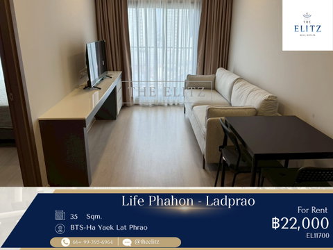 ✨ Premium Living Steps from BTS Ha Yaek Lat Phrao & Central Ladprao – New Condo for Rent ✨