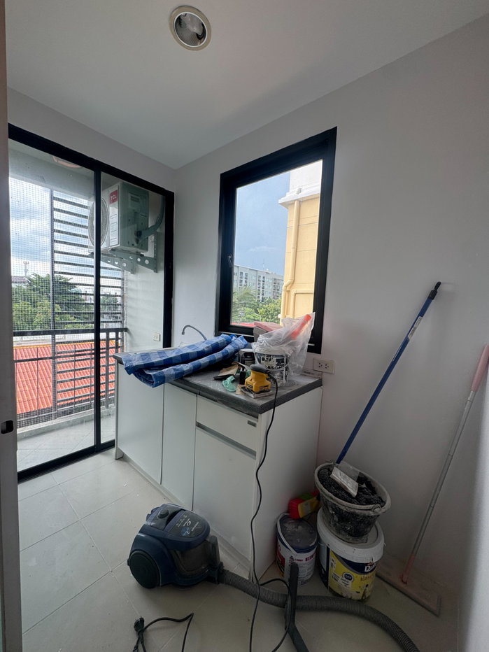 รูป ให้เช่า เดอะ พรีมิโอ คอนโด Premio Condo ประเสริฐมนูญกิจ 29 เฟอร์ไฟฟ้าใหม่ครบ เครื่องซักผ้าใหม่ ห้องทำใหม่ 2 ห้องนอน 2 ห้องน้ำ 3ระเบียง - รูปที่ 9/15